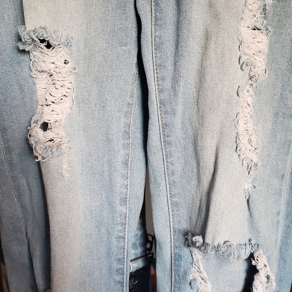 ,****sold***Revamped distressed overalls - Picture 2 of 4